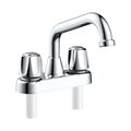 Kd Americana Classic 2 Handle Utility Faucet, Chrome Metal & Plastic KD2513306